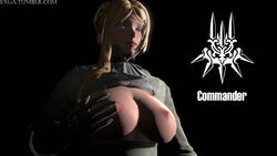 3d blonde_hair breasts exga nier nier:_automata source_filmmaker yorha_commander