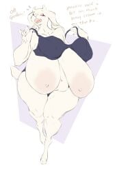 anthro big_breasts dullvivid huge_breasts mature_female milf sagging_breasts toriel undertale veiny_breasts