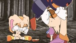 animated bokkun cream_the_rabbit crying cub cum male_rapist mother_and_daughter oral_rape rape rapist rosier_(artist) sonic_(series) sucking_dick sucking_penis vanilla_the_rabbit young