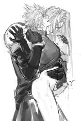 2boys cloud_strife final_fantasy final_fantasy_vii gay gay_sex sephiroth