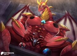 abs anal anal_juice anthro anus bakugan barazoku biceps big_pecs bna_v5 bodily_fluids craw dildo dildo_shitting drago dragon drooling genitals glistening glistening_body hi_res horn improvised_sex_toy male male_pred masturbation muscular muscular_anthro muscular_male muscular_thighs mythological_creature mythological_scalie mythology nipples nude open_mouth pecs penetration pupils rule_63 saliva scalie serratus sex_toy slit_penetration slit_play slit_pupils solo spreading sweat tail triceps wings