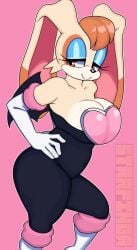 breasts milf rouge_the_bat_(cosplay) sonic_(series) sonic_the_hedgehog_(series) starfinga vanilla_the_rabbit