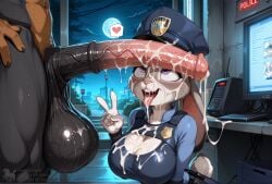 1girls after_fellatio after_sex ahe_gao ai_generated anthro_on_anthro big_ass big_balls big_breasts big_butt big_penis blush bukkake bunny_ears bunny_girl bunny_tail cleavage computer computer_monitor covered_in_cum creamhorseai cum cum_covered cum_drip cum_in_mouth cum_in_pussy cum_inside cum_on_body cum_on_breasts cum_on_face curvy curvy_female curvy_figure dobermann equine_penis erect_nipples excessive_cum exhausted female fit fit_female fucked_silly fur furry furry_ears furry_female furry_only furry_tail grey_fur high_resolution highres horny horny_female horse_penis horsecock horsecock_on_humanoid hourglass_figure huge_ass huge_balls huge_breasts huge_cock hyper_balls indoors judy_hopps male male/female mature_female moon muscular_male night perfect_body police police_officer police_uniform policewoman posing purple_eyes rabbit rabbit_ears rabbit_girl rabbit_tail rolling_eyes seductive seductive_look shortstack sweat sweating testicles thick_thighs uniform v_sign voluptuous voluptuous_female zootopia