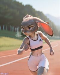 ai_generated breath female fur furry high_resolution highres hires judy_hopps panzglard running zootopia zootopia_2