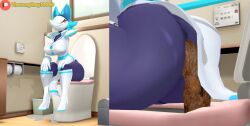 (theusagiboy1406) 1girls 3d 3d_(artwork) 3d_model 3d_render animal_ears anthro ass bathroom big_ass cat_ears claws curvy_figure dark_body deltarune female female_focus female_only furry furry_only huge_ass mikumikudance mmd non-human non-human_only patreon_logo scat scat shit shit shitting solo tail tasque_manager tasque_manager_(cryptiacurves) tasque_manager_(deltarune) toby_fox toilet toilet_use undertale_(series) wide_hips