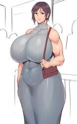 1female 1girl 1girls abs awkward bag black_eyes breasts breasts_bigger_than_head breasts_bigger_than_torso clothed clothed_female clothes clothing date dress ear_piercing earring earrings engagement_ring enormous_breasts enormous_thighs facing_viewer fat_breasts female female_focus female_only fully_clothed fully_clothed_female gigantic_breasts gigantic_thighs holding holding_bag holding_object huge_breasts huge_thighs huge_tits large_breasts large_thighs large_tits lipstick looking_at_viewer massive_breasts massive_thighs massive_tits muscular muscular_arms natedecock nervous nervous_expression nervous_face nervous_female nervous_sweat no_dialogue no_text oc original original_character pierced_ears piercing piercings pink_lips pink_lipstick plump plump_breasts purple_hair purse short_hair short_hair_female simple_background sketch sleeveless sleeveless_dress solo solo_female solo_focus standing standing_position staring staring_at_viewer sweat sweatdrop textless thick thick_breasts thick_female thick_thighs thighs_bigger_than_head thighs_bigger_than_torso tight tight_clothes tight_clothing tight_dress tight_fit toned_arms toned_belly toned_stomach turtleneck turtleneck_dress voluptuous voluptuous_body voluptuous_female waiting wife worried worried_expression worried_face worried_look