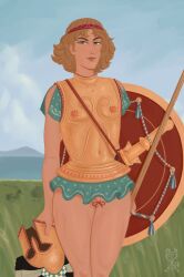 achilles from greek mythology by sanstitre