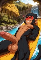 1anthro 1boy 1male 1man abs ai_generated anthro anthro_focus anthro_male anthro_only balls ballsack bara big_balls big_cock big_dick big_penis big_testicles black_fur black_hair blush boner cock dick erect_penis erection fat_balls fat_cock fat_penis furry gay haplorhine huge_balls huge_cock huge_dick huge_penis huge_testicles large_balls large_cock large_dick large_pecs large_pectorals large_penis large_testicles lego_monkie_kid macaque macaque_(lego_monkie_kid) male male_chest male_focus male_nipples male_only male_pubic_hair monkey muscular muscular_male nipples pecs pectorals penis primate scrotum sweat tan_skin testicles yaoi yellow_eyes