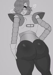 big_ass femboy gay huge_ass johnv looking_back male mettaton mettaton_ex sissy solo sweatpants tight_clothes tight_clothing trap twink undertale undertale_(series) yaoi yoga_pants