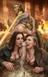 1boy 1male 3girls 3girls1boy 3women 4some alien/human alien_cock alien_genitalia alien_humanoid amazonian amelodyj apokolips ass ayelet_zurer batman_v_superman big_cock big_dick big_penis bigger_male blonde_female blonde_hair blonde_hair_female blowjob brown_hair brunette_female brunette_hair brunette_hair_female chained clothed_female clothed_female_nude_male coat cock cock_worship collaborative_fellatio connie_nielsen dark_hair dark_hair_female dc dc_comics dc_extended_universe dceu dick erect_cock erect_penis feet feet_on_penis female femsub fire flame flames foursome fur_coat gold_bikini gold_panties golden_panties hippolyta huge_cock interracial interracial_sex interspecies justice_league justice_league_(2017) kryptonian lara_lor-van lasso lasso_of_truth lauren_cohan licking licking_cock licking_penis light-skinned_female light_skin looking_at_another looking_at_each_other looking_at_partner looking_at_viewer looking_back looking_back_at_viewer male maledom maledom/femsub man_of_steel martha_wayne metallic_body metallic_skin milf milfs multiple_females multiple_girls necklace open_mouth oral oral_sex pearl_necklace presenting presenting_anus presenting_ass presenting_pussy queen size_difference smile smiling steppenwolf taller_male tiara tied_neck tongue tongue_out tongue_out_blowjob wonder_woman_(2017) wonder_woman_(series)