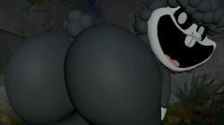 1female 1girls 2025 2025s anthro anthro_female anthrofied artist_name artist_signature ass baba_chops baba_chops_(poppy_playtime) big_ass big_butt black_body black_eyes black_fur black_hair black_sclera black_sheep black_wool blush blush_lines bovid bovine bubble_ass bubble_butt buck_teeth buckteeth caprine cotton_tail critters_(poppy_playtime) curly_hair dat_butt digital_art digital_drawing digital_drawing_(artwork) digital_media digital_media_(artwork) digital_painting digital_painting_(artwork) eyebrows fat_ass fat_butt female female female_anthro female_focus female_only fur furry furry_female gigantic_ass gigantic_butt hair hooves huge_ass huge_butt jewelry large_ass large_butt looking_at_viewer looking_back looking_back_at_viewer mammal mob_entertainment mob_games nightmare_critters no_humans pendant pink_inner_ear pony_diffusion_(model) pony_diffusion_xl poppy_playtime poppy_playtime_(chapter_4) sheep sheep_ears sheep_girl sheep_humanoid sheep_tail sheeps signature skulltronprime1 smiling_critters solo solo_female solo_focus stable_diffusion stuck stuck_in_door sweat sweatdrop tail teeth thicc thick thick_ass thick_butt video_games white_ears white_eyes white_pupils wool wool_(fur)