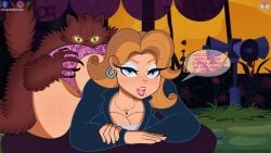 blonde_female blonde_hair blonde_hair blonde_hair_female curvy curvy_ass curvy_body curvy_female curvy_figure curvy_hips curvy_milf darealantking fat_ass fat_butt grabbing grabbing_ass grabbing_from_behind hotel_transylvania hotel_transylvania:_the_series kitty_cartwright milf milfs wide_ass wide_hipped_female wide_hips wide_thighs