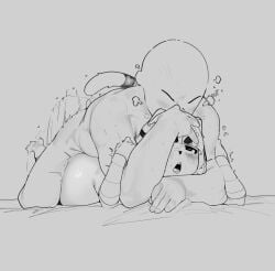 2025 absurd_res ambiguous_penetration animal_crossing ankha ankha_(animal_crossing) anthro anthro_penetrated arm_wraps ass bald bangs bodily_fluids digital_drawing_(artwork) digital_media_(artwork) domestic_cat duo eyebrows felid feline felis female female_anthro female_penetrated fingers from_behind_position hair heart_symbol hi_res human human_on_anthro human_penetrating human_penetrating_anthro human_penetrating_female interspecies lying male male/female male_human male_penetrating male_penetrating_anthro male_penetrating_female mammal monochrome motion_lines naxius_noxy nintendo nude nude_anthro nude_female nude_human nude_male on_bedding on_front open_mouth pawpads penetration sex shortstack simple_background tail tears thick_eyebrows thrusting wraps