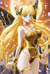 1girls adult_swim alluring big_breasts bishoujo_senshi_sailor_moon bishoujo_senshi_sailor_moon_r bishoujo_senshi_sailor_moon_r_the_movie bishoujo_senshi_sailor_moon_s bishoujo_senshi_sailor_moon_s_the_movie bishoujo_senshi_sailor_moon_supers bishoujo_senshi_sailor_moon_supers_the_movie blonde_hair blue_eyes bondage breasts butterfly_wings chained_up chains crying cute female forced gold_chain gold_chains gold_lingerie minako_aino sailor_venus setsuna_studio sex_slave shackled tears toei_animation toonami