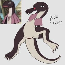 2025 2_clitorises 4_toes 5_fingers absurd_res animal_clitoris animal_genitalia anthro bedroom_eyes belly big_tail blep capelet capelet_only claws clitoris cloaca clothing countershade_feet countershade_legs countershade_neck countershade_tail countershade_torso countershading cute_fangs dated digital_drawing_(artwork) digital_media_(artwork) digitigrade eyelashes fangs feet female finger_claws fingers flat_chested genitals grey_background grey_eyes hemiclitores hi_res horizontal_cloaca humanoid_hands judith_(overlord) lizard lizardman lizardman_(overlord) long_neck long_tail looking_at_viewer lying membrane_(anatomy) mostly_nude multi_clitoris multi_genitalia multicolored_body narrowed_eyes on_back one_leg_up overlord:_lord_of_nazarick overlord_(series) pink_capelet pink_clothing procreate_(artwork) pupils purple_body raised_leg red_clitoris red_cloaca red_tongue reptile scalie seductive signature simple_background slit_pupils smile smiling_at_viewer snout solo spe spread_legs spreading tail tail_dimple tan_body tan_countershading tapering_tail teeth thick_tail thick_thighs toe_claws toes tongue tongue_out two_tone_body urethra webbed_feet wide_hips