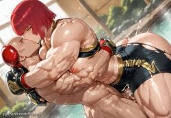 ai_generated alternate_version_at_source boxing_gloves bra breasts cumming female hips hug hypet kissing marisa_rossetti medium_breasts muscles muscular muscular_arms muscular_body muscular_female muscular_legs muscular_thighs onsen red_hair sex shiny shiny_skin short_hair shorts street_fighter street_fighter_6 strong strong_female strong_woman tagme tall tall_female thick thick_ass thick_legs thick_thighs thighs wet wet_body wide_hips wide_shoulders wide_thighs