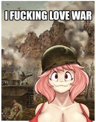 big_breasts breasts capri cleavage doxxyl female furry huge_breasts meme tagme war
