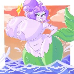 cala maria from cuphead (game) by alesmadness1