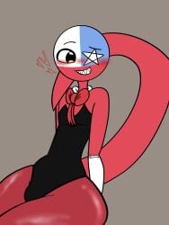 big_ass boy chile_(countryhumans) countryhumans drawing femboy gay line_art male