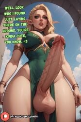 1futa ai_assisted ai_generated big_breasts clothed day dialog dialogue elf elf_ears elf_futanari english_text fantasy forest futa_focus futa_is_bigger futadom futadom_caption futanari gigantic_ass gigantic_breasts gigantic_penis huge_ass huge_balls huge_breasts huge_butt huge_cock light-skinned_futanari light_skin looking_at_viewer low-angle_view luvnari massive_breasts mommy mommy_dom mommy_kink muscles muscular muscular_futanari naked nature nature_background outdoors outside partially_clothed penis_focus pov pov_eye_contact pubic_hair solo solo_futa talking_to_viewer thick thick_ass thick_legs thick_penis thick_thighs trespassing veins veins_on_dick veiny_muscles veiny_penis wood_elf