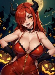 parasoul from halloween by makimass ai
