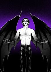 ghost_bc papa_emeritus_iii shirtless_male tagme wings