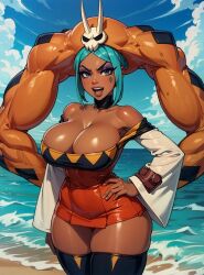 ai_generated cerebella female looking_at_viewer makimass_ai skullgirls video_games