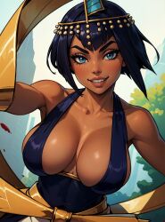 ai_generated eliza_(skullgirls) female looking_at_viewer makimass_ai skullgirls video_games