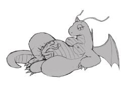 1_horn 2022 antennae_(anatomy) anthro anthro_on_bottom anthro_penetrated bedroom_eyes belly big_breasts biped bodily_fluids breasts claws cum cum_in_pussy cum_inside cumshot dragon dragonite duo ejaculation eyelashes faceless_character faceless_human faceless_male female female_dragon female_on_bottom female_penetrated female_pokemon ferretidk fisherneph from_front_position generation_1_pokemon genital_fluids genitals greyscale hi_res horn human human_on_anthro human_on_top human_penetrating human_penetrating_anthro interspecies ivovvovi larger_anthro larger_female larger_on_bottom larger_penetrated looking_at_another looking_at_partner lying male male/female male_on_top male_penetrating male_penetrating_female mammal membrane_(anatomy) membranous_wings monochrome mythological_creature mythological_scalie mythology narrowed_eyes nintendo nipples non-mammal_breasts nude on_back on_bottom on_top penetration penile penile_penetration penis_in_pussy pokemon pokemon_(species) pokemorph pokephilia pussy scales scalie seductive sex simple_background size_difference slightly_chubby slightly_chubby_anthro slightly_chubby_female smaller_human smaller_male smaller_on_top smile tail thick_thighs vaginal_penetration weirdduelist white_background wings