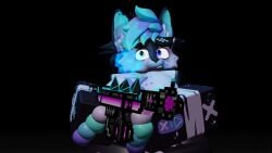 1girls 3d caffinatedbuns commission furry gun pixel_gun pixel_gun_3d roblox robloxian tagme