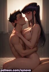 ai_generated big_ass big_breasts komi-san_wa_komyushou_desu komi_shouko moaning ryuuziken01 shy vagina vaginal_penetration vaginal_sex