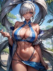 ai_generated female looking_at_viewer majikina_mina makimass_ai samurai_shodown video_games