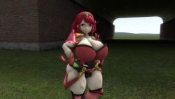 1girls 3d 3d_animation animated areolae big_breasts breasts completely_nude completely_nude_female disappearing_clothes female female_only gm_flatgrass looking_at_viewer mypenis naked naked_female nipples nude nude_female pussy pyra red_hair short_hair solo solo_female tagme undressing video xenoblade_(series) xenoblade_chronicles_2