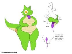 ambiguous_gender andromorph anthro ass belly big_butt big_clitoris big_penis big_tail bodily_fluids breath clitoris cuntboy disembodied_penis disembodied_pussy genital_fluids genitals green_body humanoid intersex lizard male musk musk_clouds nonbinary_(lore) overweight panting penis penis_on_face pussy reptile scalie short_stack sleepygirlthing solo solo_focus tail text thick_thighs tongue tongue_out trans_(lore) unusual_bodily_fluids vaginal_fluids