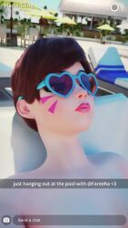 2girls 3d 9:16 adjusting_swimsuit alternate_breast_size animated ass big_breasts bikini black_hair blizzard_entertainment brown_hair bubble_butt d.va female female_only large_breasts long_hair meme outdoors outside overwatch overwatch_2 pharah ponytail poolside selfie short_hair short_video shorter_than_30_seconds snapchat sound sound_edit sunglasses swimming_pool tagme tinted_eyewear vertical_video video vine_boom voyeur voyeurism water waveracer_d.va yeero