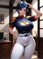 ai_generated female king_of_fighters looking_at_viewer makimass_ai may_lee video_games