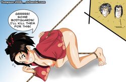 blush bondage breasts feet fuu jin_(samurai_champloo) mugen_(samurai_champloo) nipples samurai_champloo tagme toes