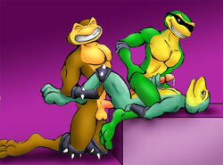 anthro battletoads frog furry furry_only gay male_only pimple_(battletoads) rash_(battletoads) tagme yaoi zitz_(battletoads)