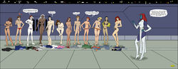 10girls 3boys amara_aquilla angry angry_face anna_marie artist_request asian blonde_hair bobby_drake boom-boom_(x-men) brown_hair covered_nipples dark-skinned_female dark_skin english_text erect_nipples erection female iceman_(x-men) jamie_madrox jean_grey jubilee kitty_pryde kurt_wagner looking_at_viewer looking_back marvel marvel_comics multiple_man mutant mutant_(marvel) mystique new_mutants nightcrawler nipples ororo_munroe rahne_sinclair raven_darkholme red_hair robert_drake rogue_(evolution) rogue_(x-men) shadowcat shadowkat_(x-men) speech_bubble storm_(x-men) storm_(x-men_evolution) straight_hair stripping superhero superheroine supervillainess tabitha_smith text_bubble topless_female undressing wolfsbane_(x-men) x-23 x-men x-men_evolution