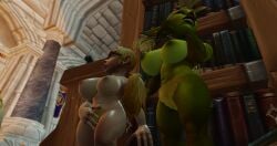 big_breasts bimbo bleeding_dragon ear_piercing ear_ring female_only gnome_(warcraft) gnome_female goblin goblin_(warcraft) goblin_female large_breasts nude pubes pubic_hair public_nudity shortstack warcraft world_of_warcraft