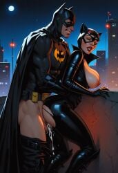 ai_generated batman batman_(series) catwoman cum_in_pussy dc_comics female male sex