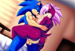 ai_generated ass blue_body breasts incest incest_(lore) magenta_fur male/female novelai pink_hair sex sonia_the_hedgehog sonic_(series) sonic_the_hedgehog sonic_the_hedgehog_(series) sonic_underground sonic_x_sonia straight veiny_penis