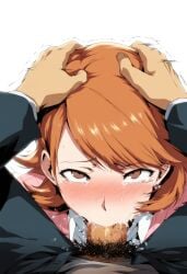 ai_generated cum cum_in_mouth cum_inside forced orange_hair persona persona_3 persona_3_fes persona_3_portable persona_3_reload sucking_penis yukari_takeba