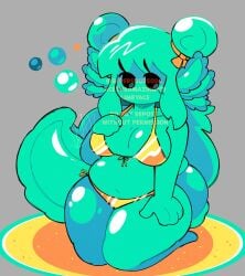 bikini female green green_girl limeyace