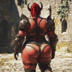 ai_generated bbw big_ass curvy curvy_female darkinea_realm fat fat_ass female huge_ass red_skin