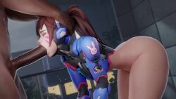 alternate_version_available animated aphy3d arched_back asian asian_female ass_jiggle big_ass blowjob brown_hair closed_eyes condom cum cum_on_face cumshot d.va dark-skinned_male door face_fucking hana_song hazel_eyes head_grab icedev jiggle jiggling_ass light-skinned_female longer_than_30_seconds overwatch partially_clothed riding riding_penis sound tagme thick_ass video