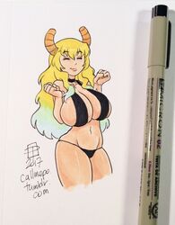 quetzalcoatl (dragon maid) from miss kobayashi's dragon maid by callmepo