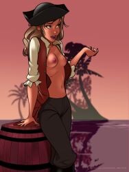 elizabeth swann from pirates of the caribbean by japes