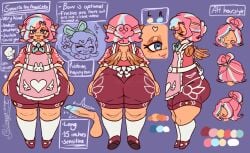 dessert femboy male male_only original_character p reference reference_image reference_sheet shortstack snugg-glow