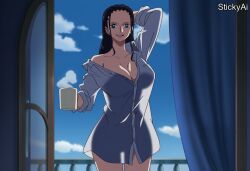 nico robin from one piece by stickyai